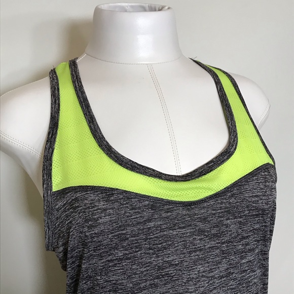 AVIA Active Sweetheart Razor Back Mesh Top - Picture 3 of 7